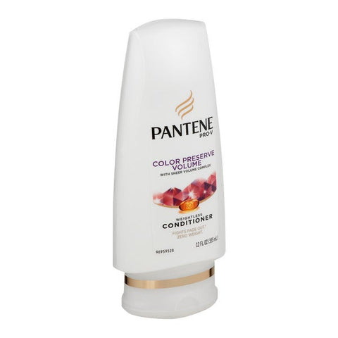 Pantene Color Preserve Volume Rinse Off Conditioner, 12 Fluid Ounce -- 6 per case.