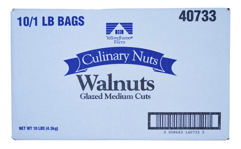 Sugar Foods Yellowframe Farms Glazed Walnut, 1 Pound -- 10 per case.