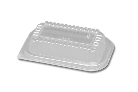 D and W Fine Pack Rigid Bakery Clear Dome Lid for Loaf Pan -- 500 per case.