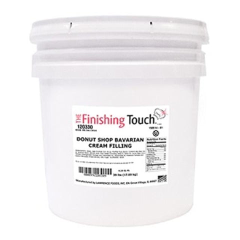 The Finishing Touch Donut Shop Bavarian Creme Filling, 4.25 Gallon Pail.