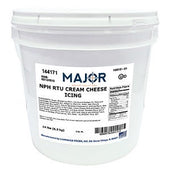 Major Bakery Solutions Cream Cheese Icing, 18 Pound.
