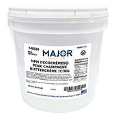 Major Bakery NPH Pink Champagne Buttercreme Icing, 2 Gallon Pail.