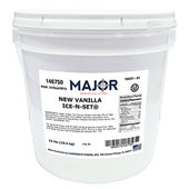 Major Bakery New Vanilla Ice N Set Icing, 2 Gallon Pail.