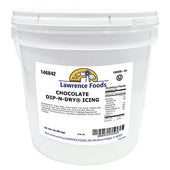 Lawrence Foods Ultra Dip-N-Dry Chocolate Icing 2 Gallon