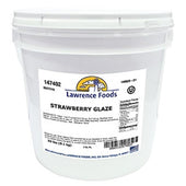Lawrence Foods Strawberry Glaze, 2 Gallon -- 1 per case