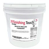 The Finishing Touch White Rolled Fondant, 20 Pound.