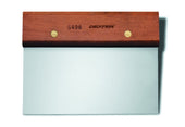 Dexter Russell Dough Cutter Scraper with Wood Handle, 6 x 3 inch -- 12 per case.