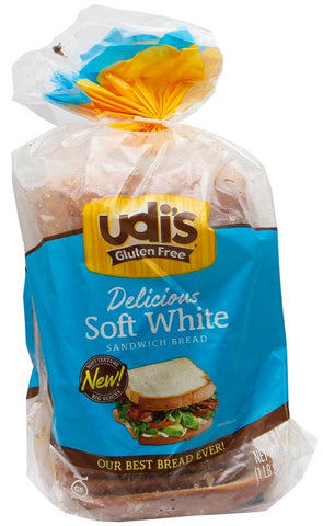Udis Foodservice Delicious White Bread, 24 Ounce -- 6 per case.