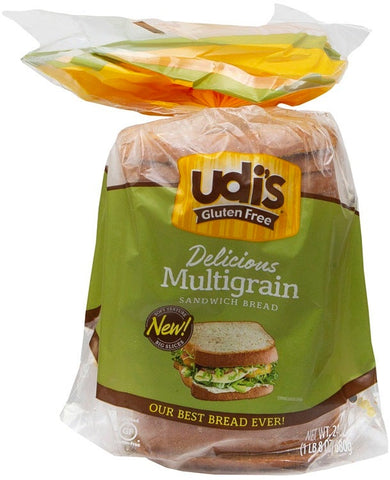 Udis Foodservice Multigrain Bread, 24 Ounce -- 6 per case.