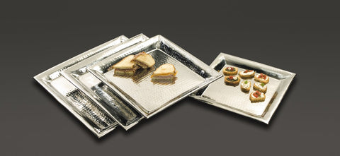 American Metalcraft Square Hammered Tray, 20 inch.