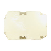 Boxit Lock Corner One Piece White Bakery Box, 12 x 12 x 6 inch -- 50 per case.