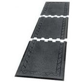 Cactus Mat Black Comfort Zone Rubber Mat - 1/2 inch Thick, 28 x 36 inch.