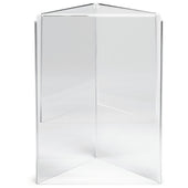 Tablecraft Acrylic Three Sided Table Tent, 5 x 7 inch -- 12 per case.