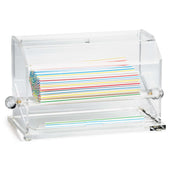 Tablecraft Acrylic Straw Dispenser.