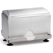 Tablecraft Stainless Steel Wrapped Straw Dispenser.