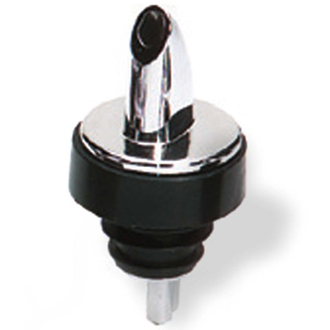 Plastic Chrome/Black Pourer -- 12 per case