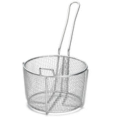 Tablecraft Stainless Steel Round Cooking Basket, 5 x 8.25 inch -- 2 per case