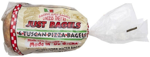Just Bagels Tuscan Pizza Bagel -- 48 per case.