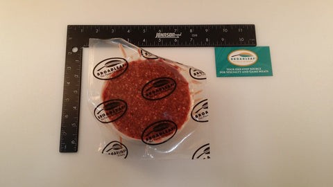 Broadleaf 3:1 Round Buffalo with Beef Patty, 1 Pound -- 10 per case.