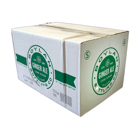 Boylan Bottling Co Ginger Ale Soda, 12 Ounce -- 24 per case.