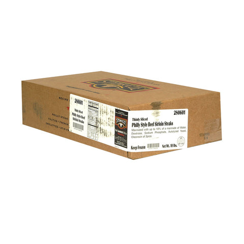 Advance Food Traditional Lightly Marinated Sirloin Flat Steak, 6 Ounce -- 27 per case.