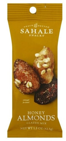 Sahale Almond Honey and Cashew Pomegranate Glazed Mix - Pegged Floor Display -- 36 per case.