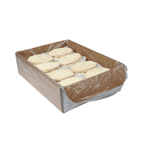Advance Food Breaded Veal and Beef Patties Fritter, 4 Ounce -- 40 per case.