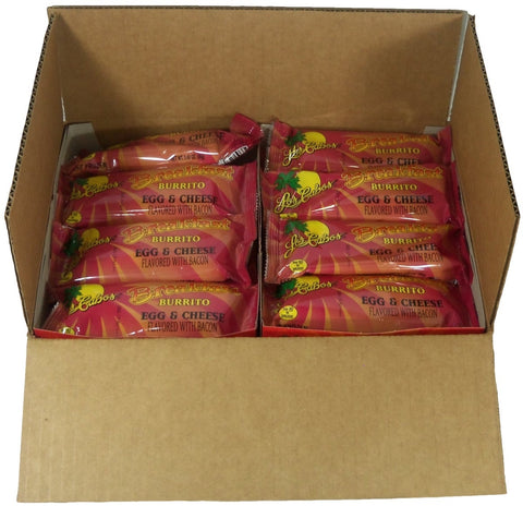 Los Cabos Cheese and Egg Breakfast Burrito, 3.4 Ounce -- 24 per case.