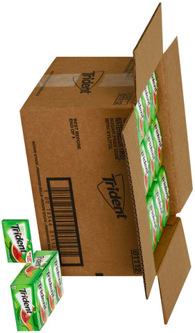 Trident Watermelon Twist Sugar Free Gum, 14 count per pack -- 144 per case.