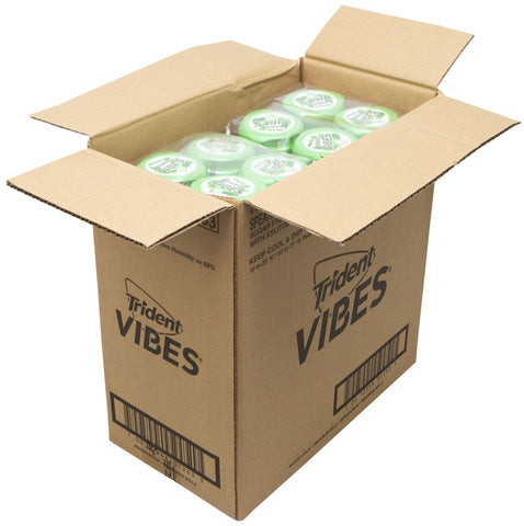 Trident Vibes Spearmint Sugar Free Gum, 40 count per pack -- 24 per case.
