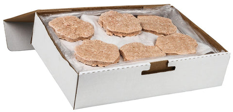Rochester 80/20 Beef Patty for Salisbury, 4 Ounce -- 40 per case.