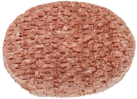 Double Red Provisions 78/22 Round Ground Beef Patty, 2.67 Ounce -- 90 per case.
