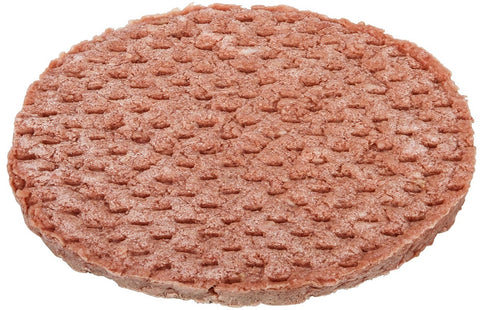 Double Red Provisions 78/22 4-1 Round Ground Beef Patty, 4 Ounce -- 60 per case.