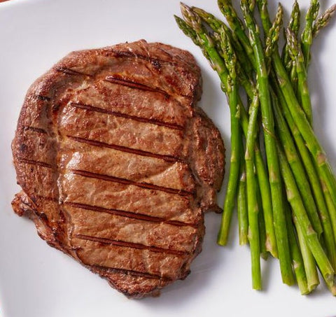 Double Red Provisions Pre Seasoned Beef Steak Ribeye, 10 Ounce -- 6 per case.