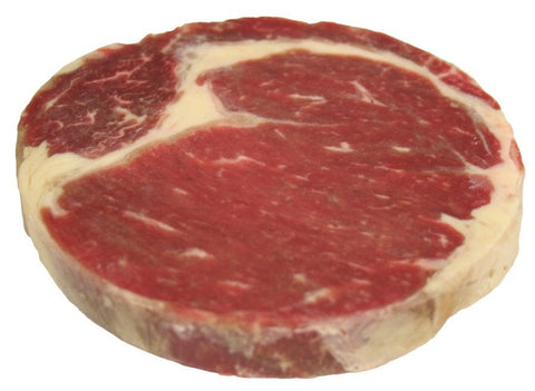 Double Red Provisions Tenderized Beef Steak Ribeye, 4 Ounce -- 40 per case.
