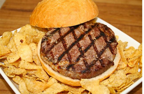 Double Red Provisions Tenderized Beef Steak Ribeye, 4 Ounce -- 40 per case.