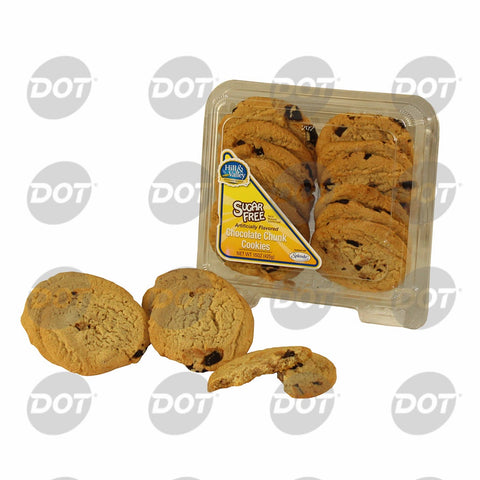 Hill and Valley Chocolate Chip Cookies, 1.25 Ounce -- 8 per case.
