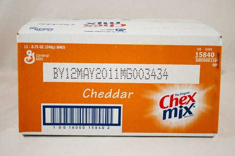 Chex Cheddar Snack Mix, 2.5 Ounce -- 12 per case.