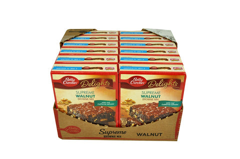 Betty Crocker Premium Walnut Brownie Mix, 16.5 Ounce -- 12 per case.
