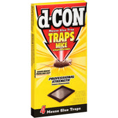 Reckitt Benckiser D Con Flat Mouse Glue Trap - 4 per pack -- 12 packs per case.