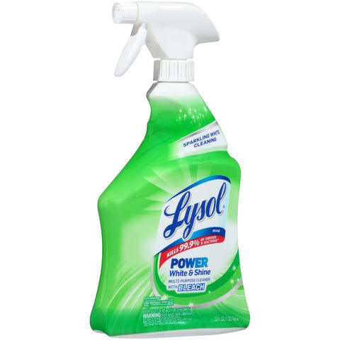 Lysol 4 in 1 All Purpose Cleaner with Bleach, 32 Ounce -- 12 per case.