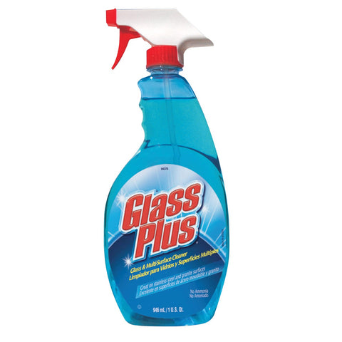 Johnson Diversey Glass Plus Trigger Sprayer Glass Cleaner, 32 Ounce -- 12 per case.