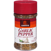 Lawrys Garlic Pepper - 2.3 oz. jar, 12 per case