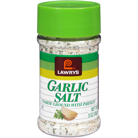 Lawrys Garlic Salt, 3 Ounce -- 12 per case.