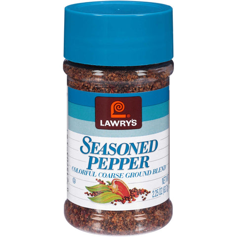 Lawrys Seasoned Pepper - 2.25 oz. jar, 12 per case