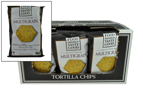 Food Should Taste Good Multigrain Tortilla Chips, 5.5 Ounce -- 12 per case.