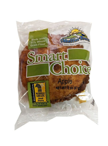 Smart Choice Wholegrain Apple Cinnamon Muffin Tops, 2 Ounce -- 60 per case.