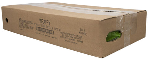 Wrappy 12 Inch White Flour Tortilla, 45.7 Ounce -- 12 per case.