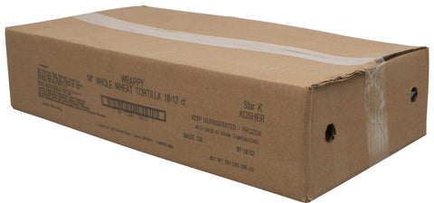 Wrappy 10 Inch Whole Wheat Tortilla, 31.32 Ounce -- 10 per case.