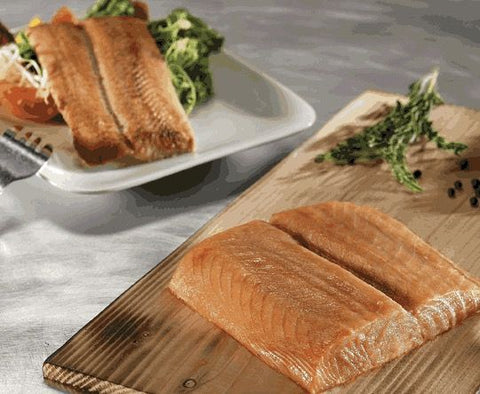 Fishery Products Individual Quick Frozen Wild Pink Loin Salmon, 6 Ounce.